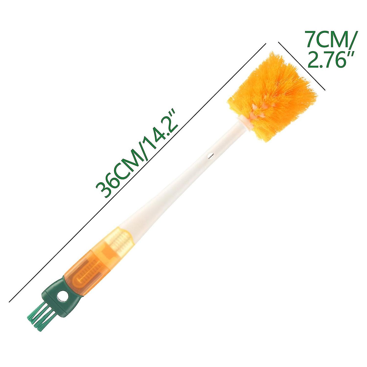 Long Handle Multi-function Cup Washing Brush Cleaning Brush Five-in-one Cup Brush Bottle Brush Straw