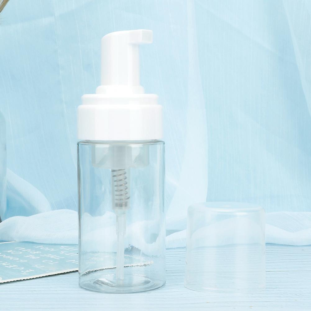 Empty and Refillable Portable Foam Bottle, Travel Dispenser (White Pump Head)