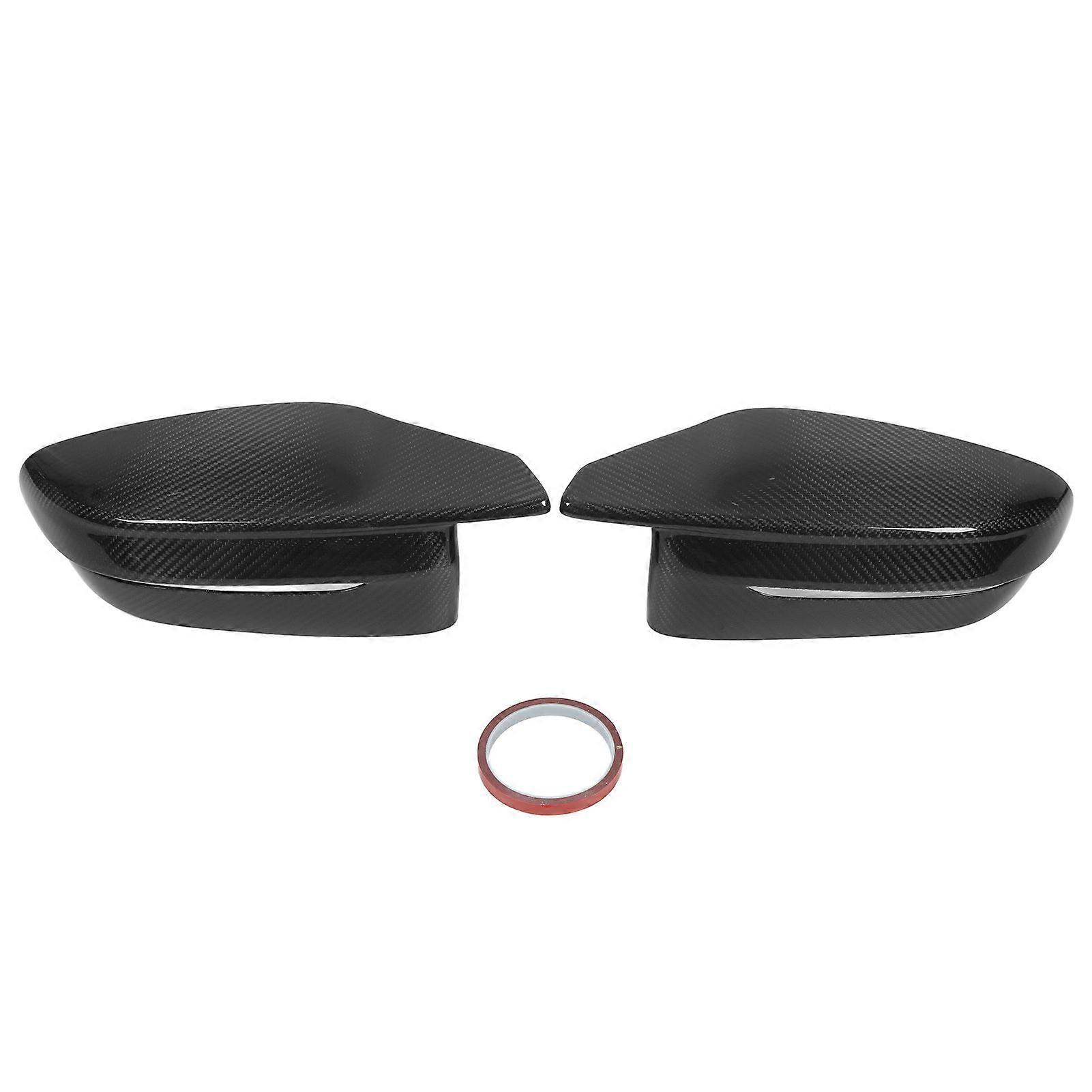 Carbon Fiber Side Door Mirror Covers Rearview Mirror Caps for G80 M3 G82 G83 M4 2020‑2022