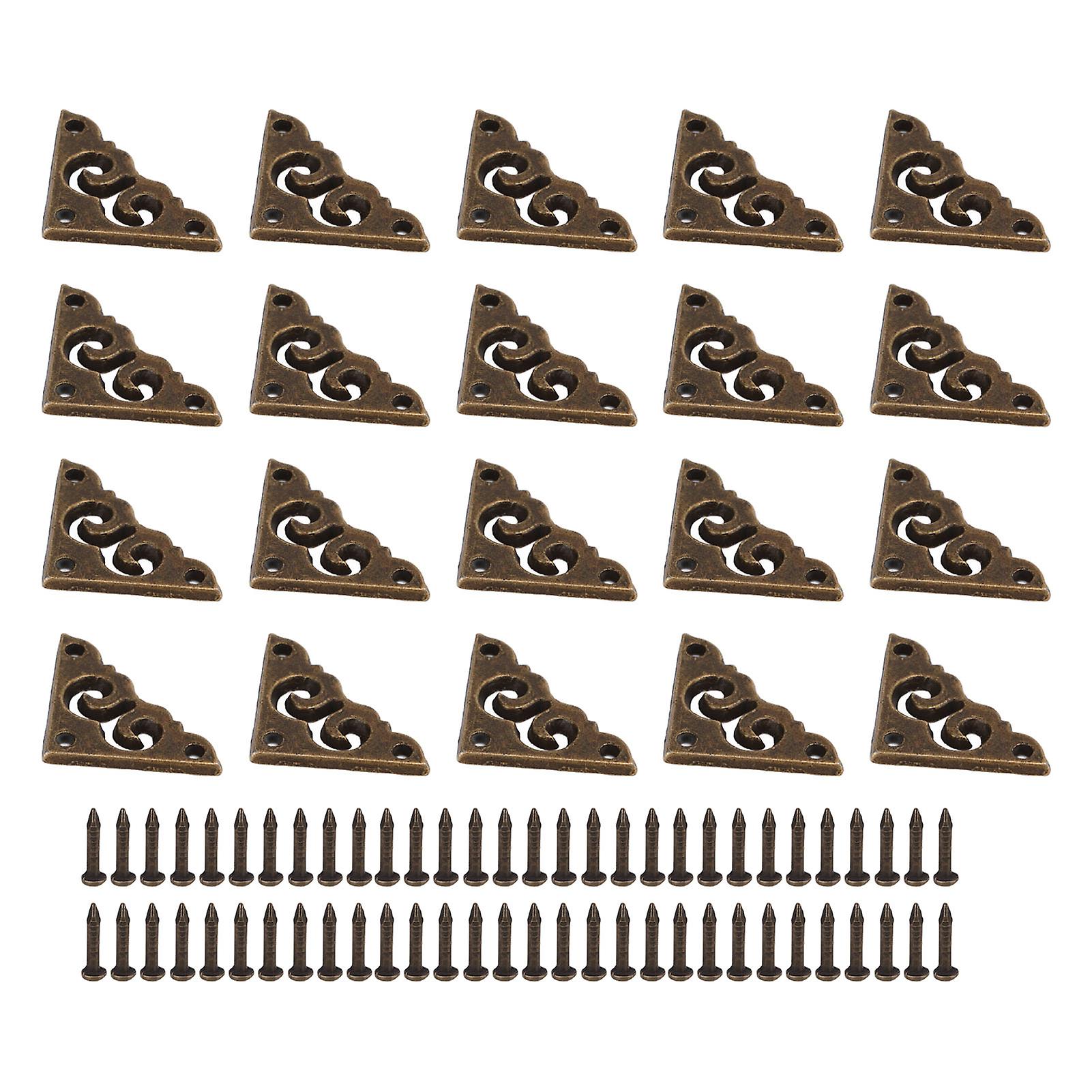 Pack of 20 stylish and comfortable retro corner protectors for cabinets
