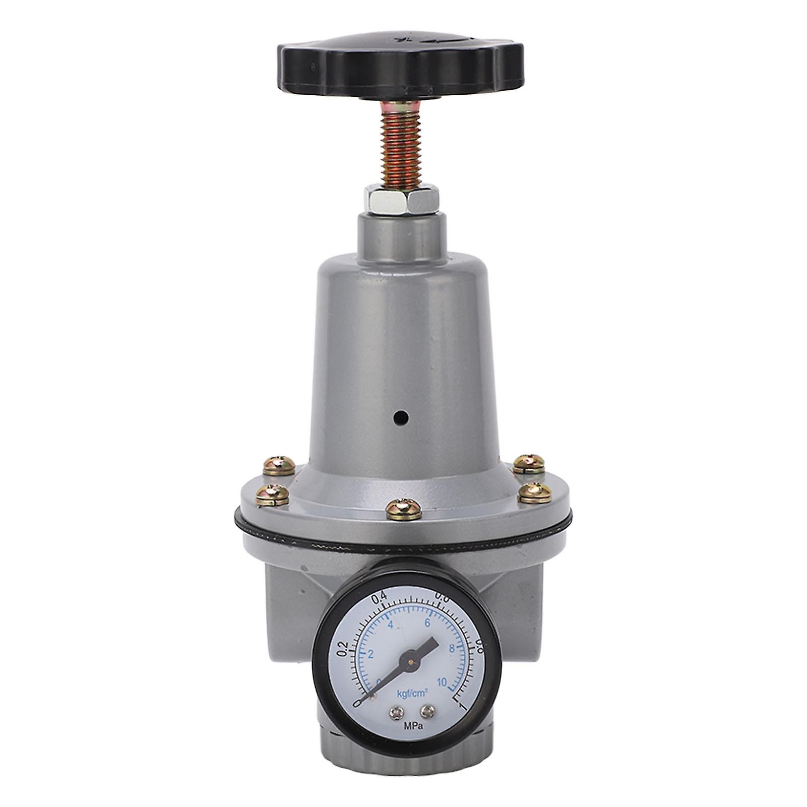Pneumatic Air Reducing Valve Air Source Compressed System Pressure Regulator Kit with Gauge QTY‑10 G3/8