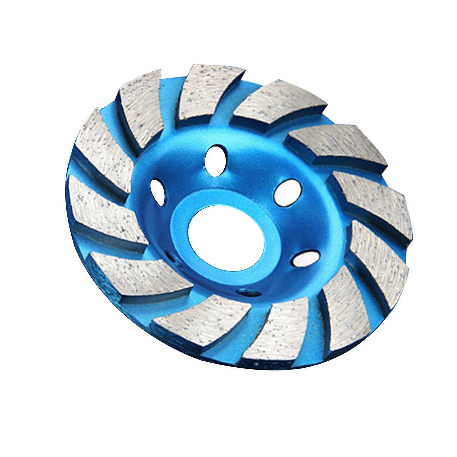 100mm Diamond Grinding Disc, Grinding Disc for Polishing Stone and Concrete, Blue