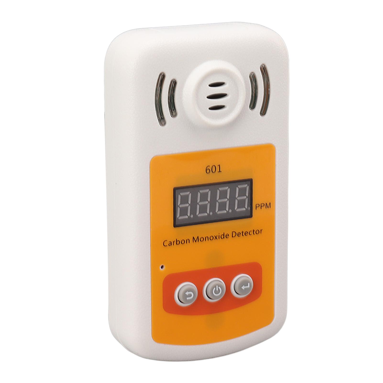 CO Gas Tester Handheld CO Gas Detector Digital Gas Tester With Sound Light Alarm 1ppm Resolution 