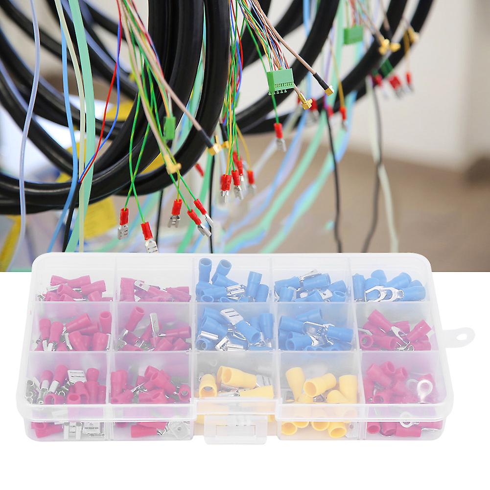 280Pcs Insulated Spade Terminal Wire Connector Kit for Cable