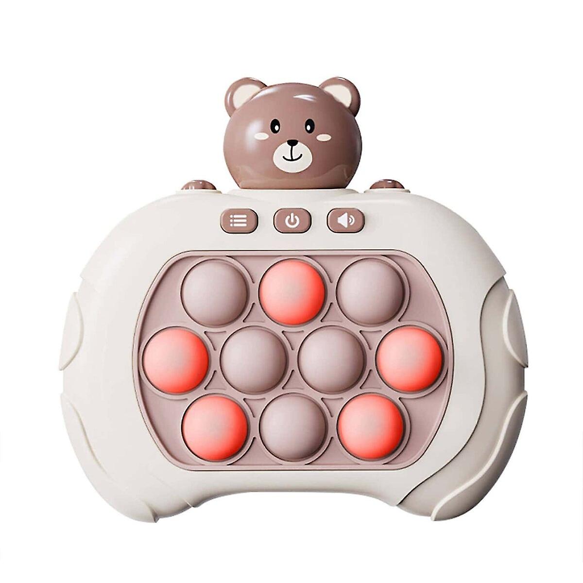 Brown Bear Model Press Press Music Extractor Puzzle Decompression Bear Game Console Beat The Level W
