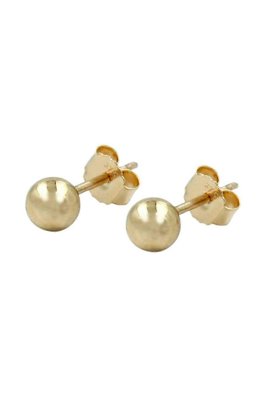 Earrings Balls 4mm 9k Gold - Gl430034