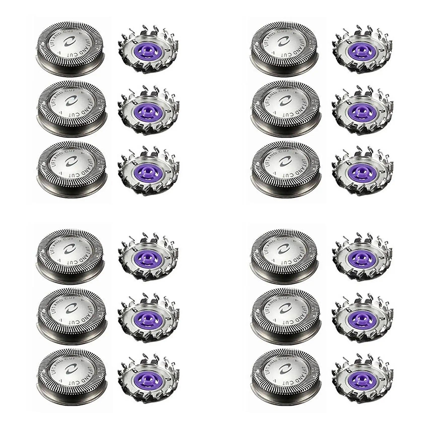 12pcs Shaver Head Replacement Shaver Blade for Philips HQ3 HQ4 HQ55 HQ56 HQ6900 HQ6868 HQ5812 HQ6874 Razor Blade for Men~26842