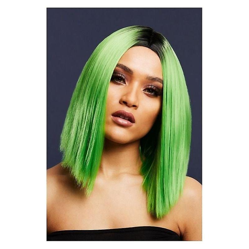 Fever Kylie Wig Two Toned Blend Lime Green 72063