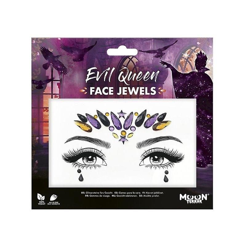 Moon Terror Face Jewels Evil Queen T46021