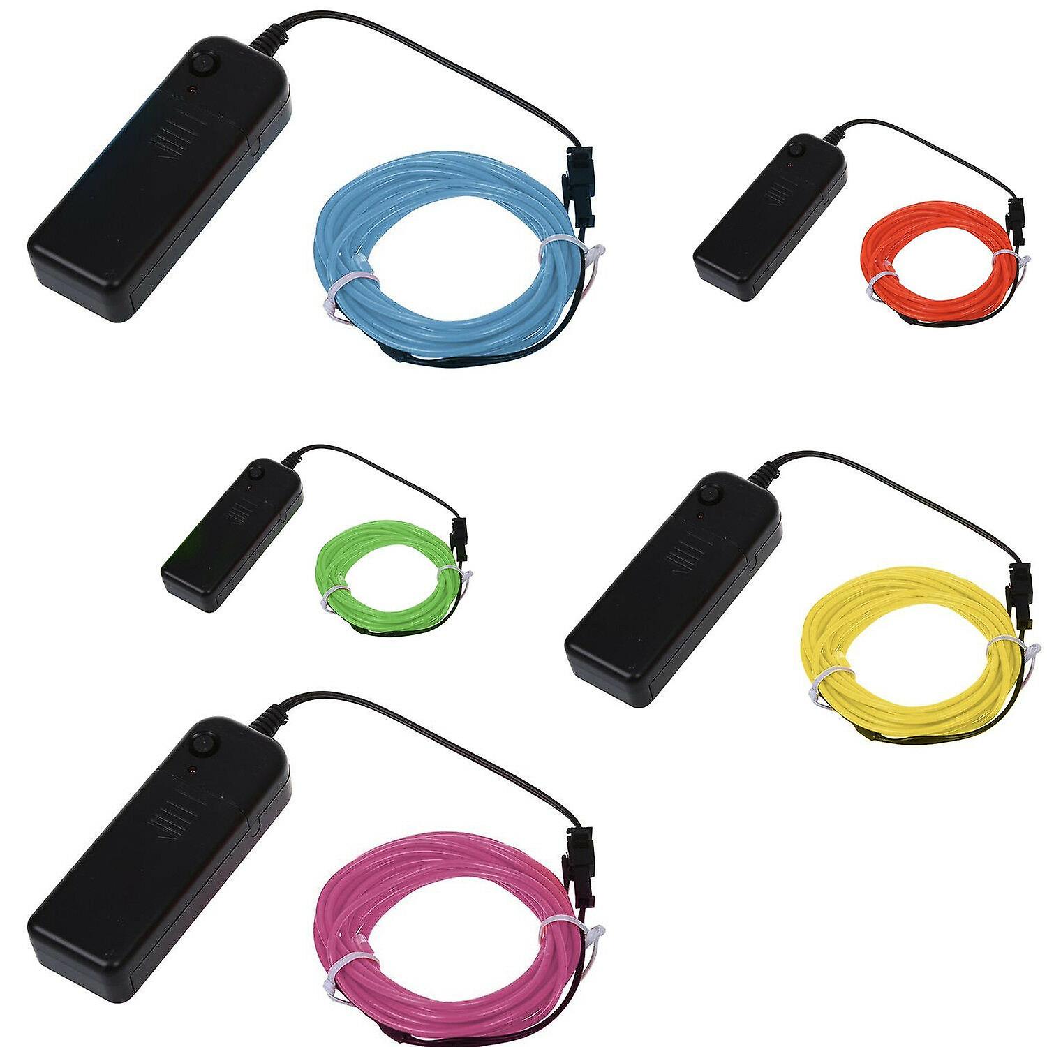 PMS 3 Modes Flexible Neon Effect Sign Mood Lights- 5m - Assorted Colours