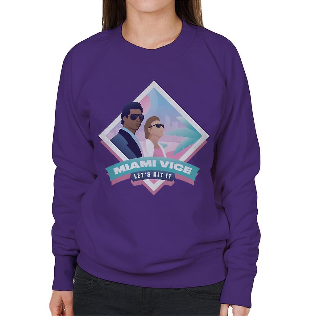 Miami Vice lets Hit It Dámská mikina