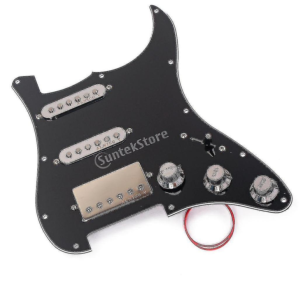 Set of SSH Pre-Wired Alnico 5 Humbucker Pickup Guard for Electric Guitar Replacement Guitar Parts Ac