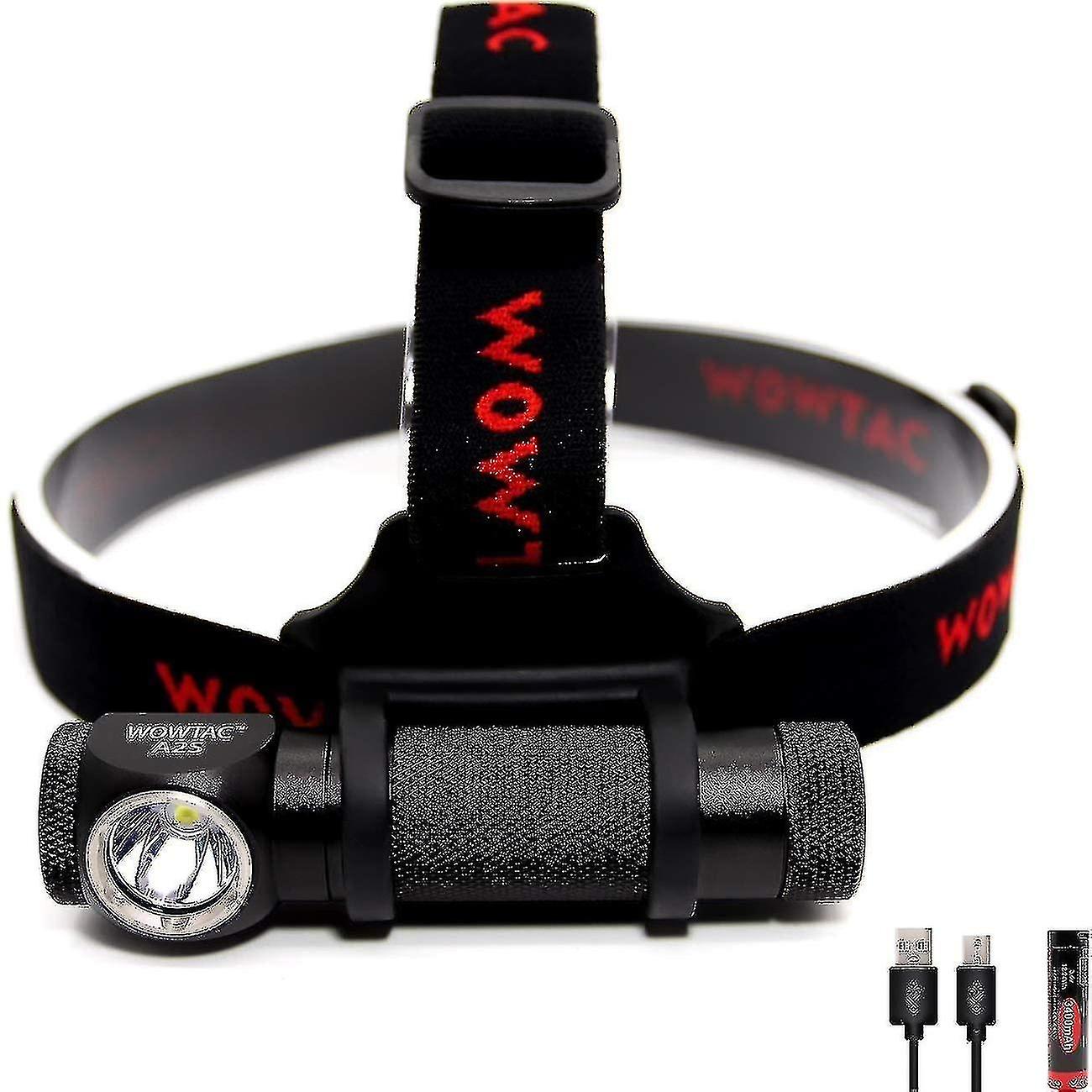 A2s Headlamp, 1050 Lumens Usb Rechargeable Led Headlamp Compatible With Cree Xp-l V6, Ultra Bright L