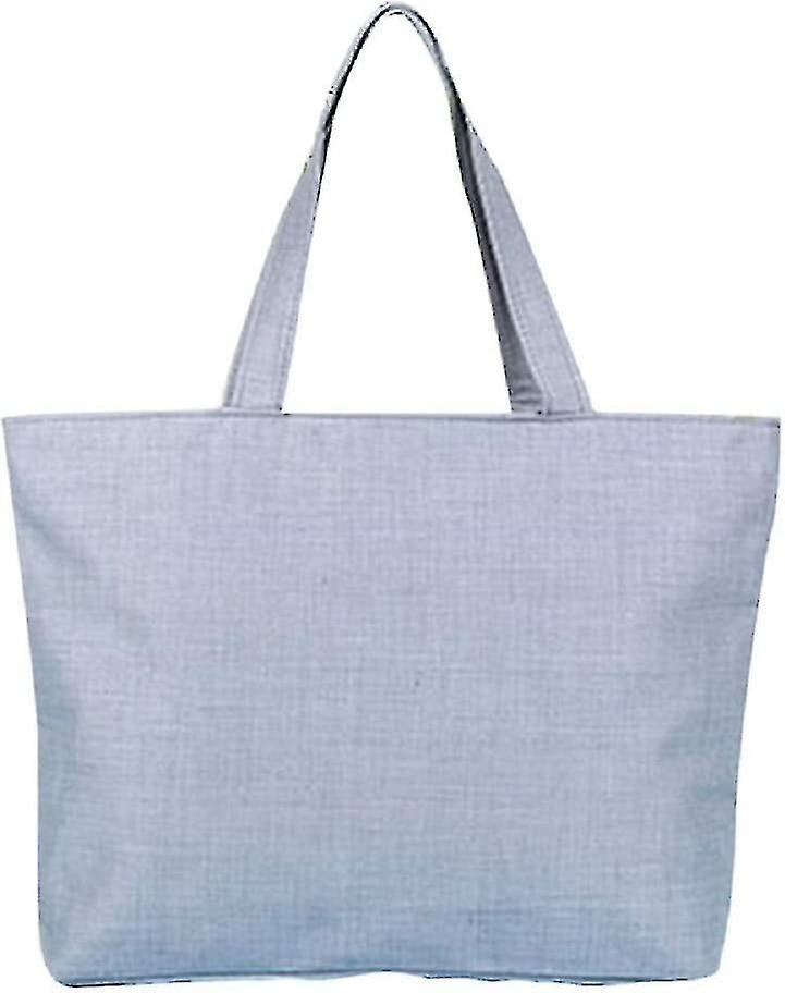 Solid Color Canvas Tote Bag Shopping Bags Reusable Environmentally Friendly