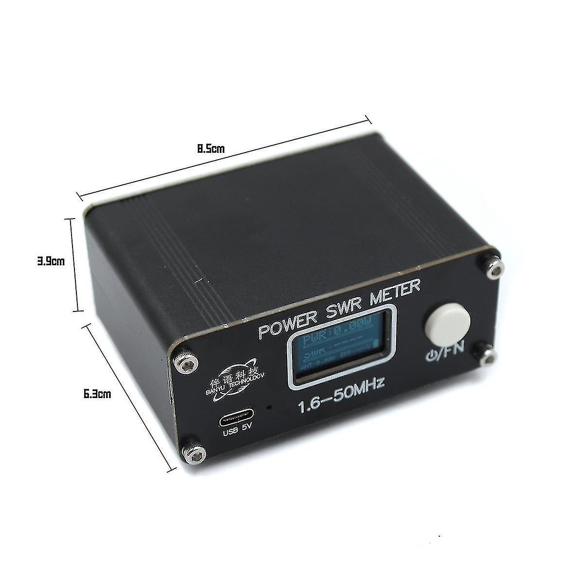 Qrp 150w 1.6-50mhz Swr Hf Shortwave Ding Wave Meter Swr/ Meter Fm/am/cw/ssb