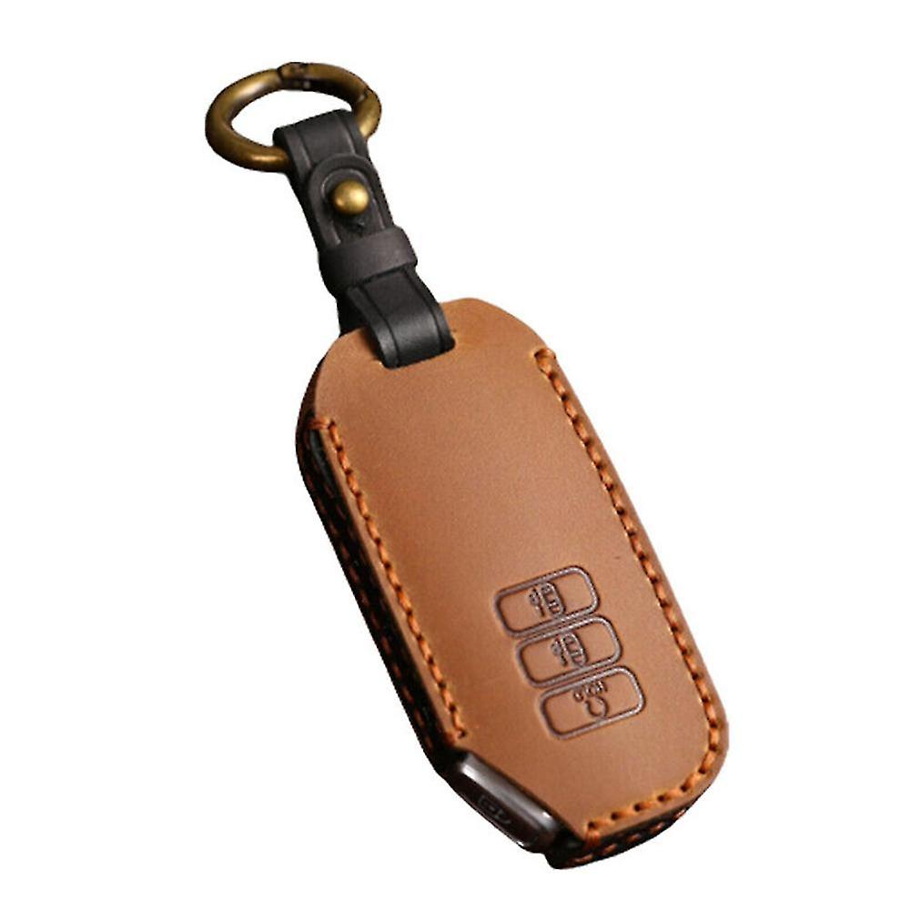 Brand New Durable High Grade High Quality Practical To Use Leather Remote 7 Keys 2022 Car Key Cover
