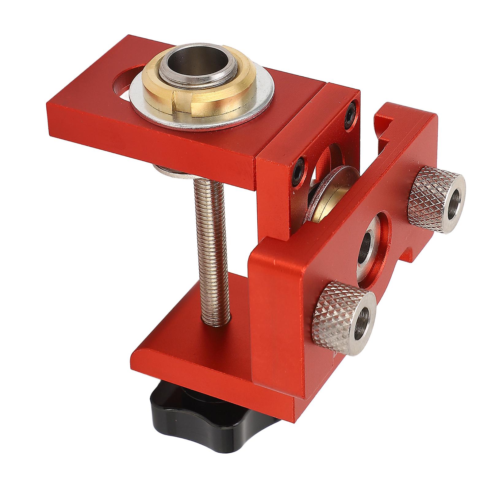 Pocket Hole Jig Kit 3-in-1 Woodworking Locator with Round Dowel Pins