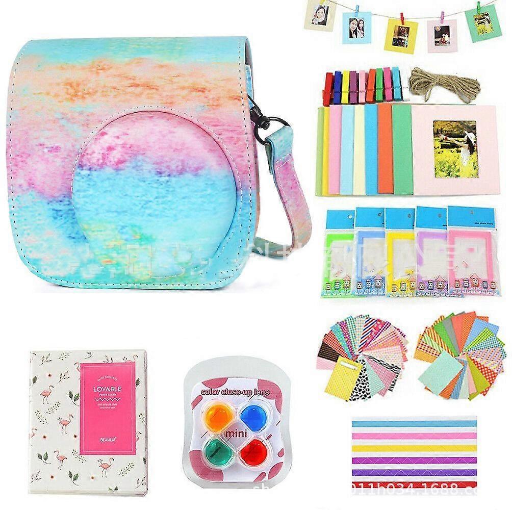 Fujifilm Instax Mini 9/mini11 Camera Bag And Camera Protective Case 7 Pieces