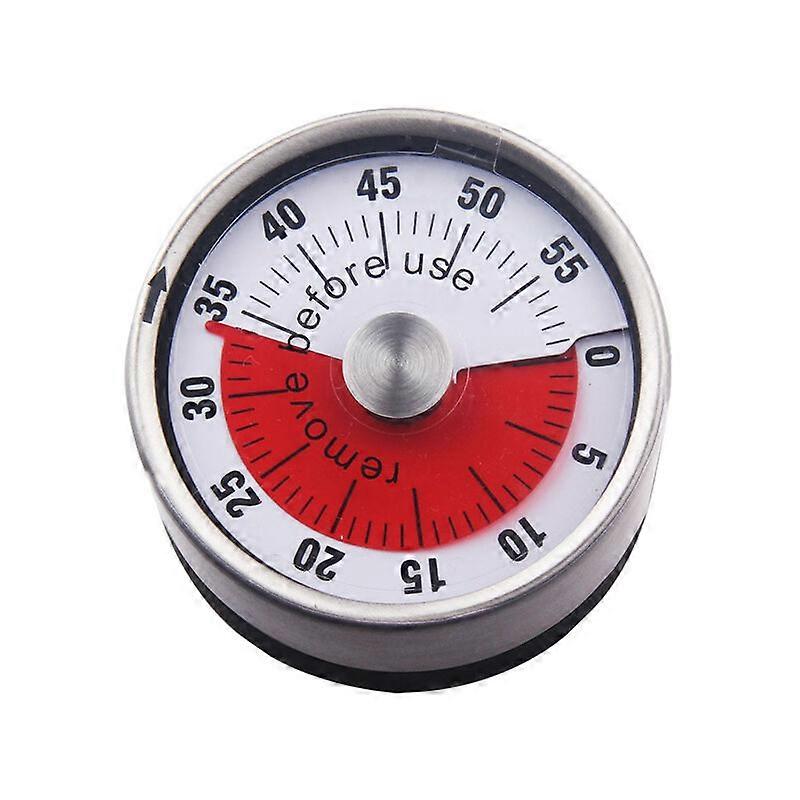 Basics mechanical and magnetic timer. Maximum 60 Minutes. Audible Alarm When Time e