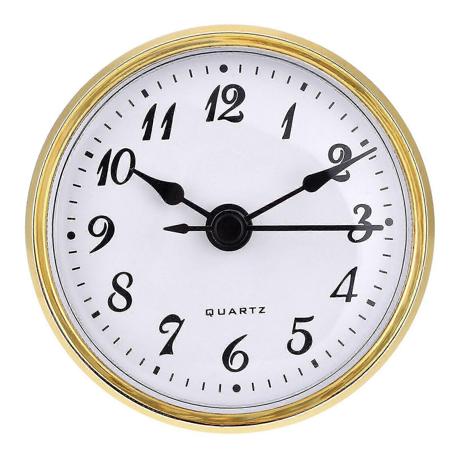 Classic Clock Craft Insert Clocks Movement Quartz Diameter 70mm Number