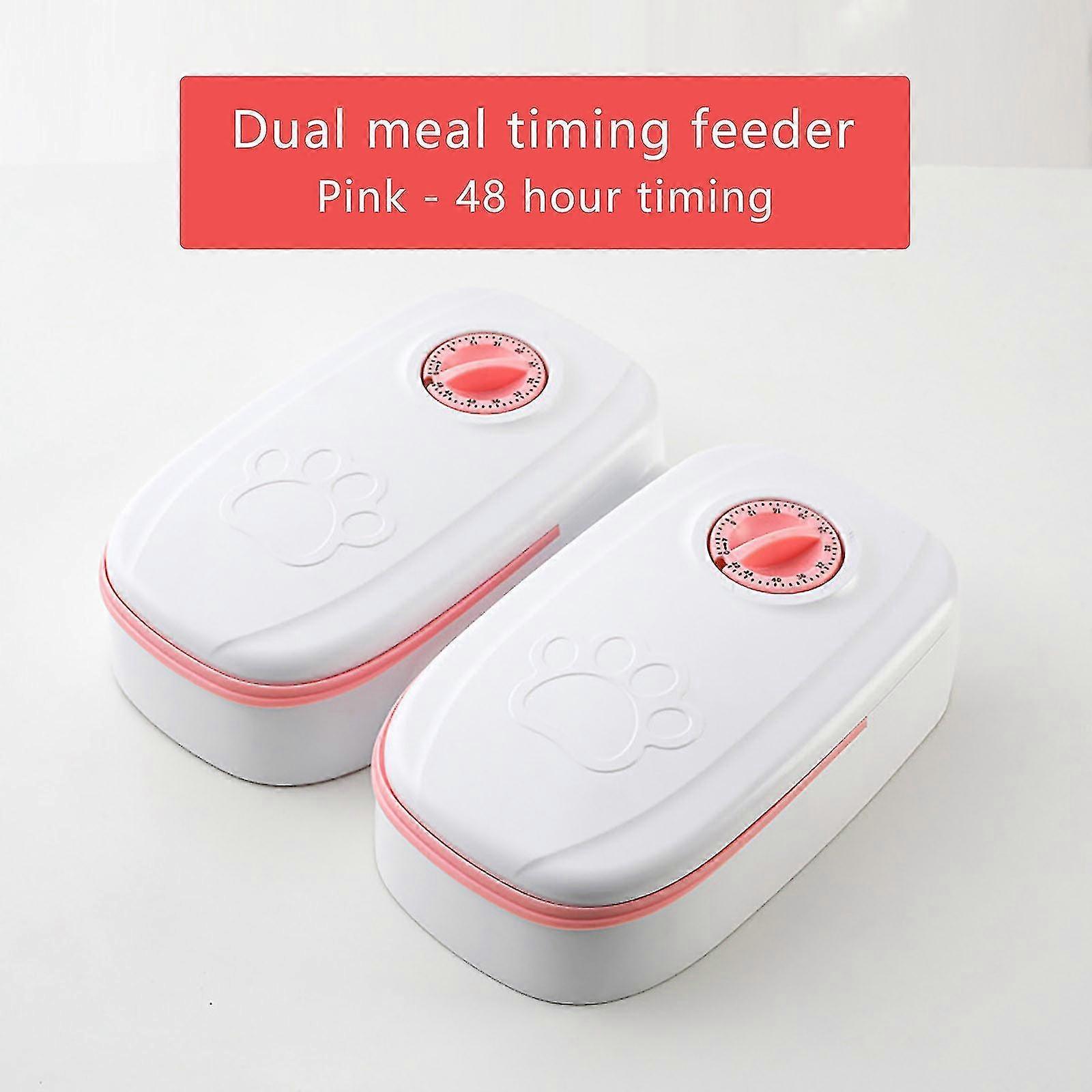 Hummingbird Feeder Time-sealed Feeder, Pet Feeder With Timer, Timing And Control Of Dry Or Semi-wet Food, Food Dispenser, 48-hour Timing