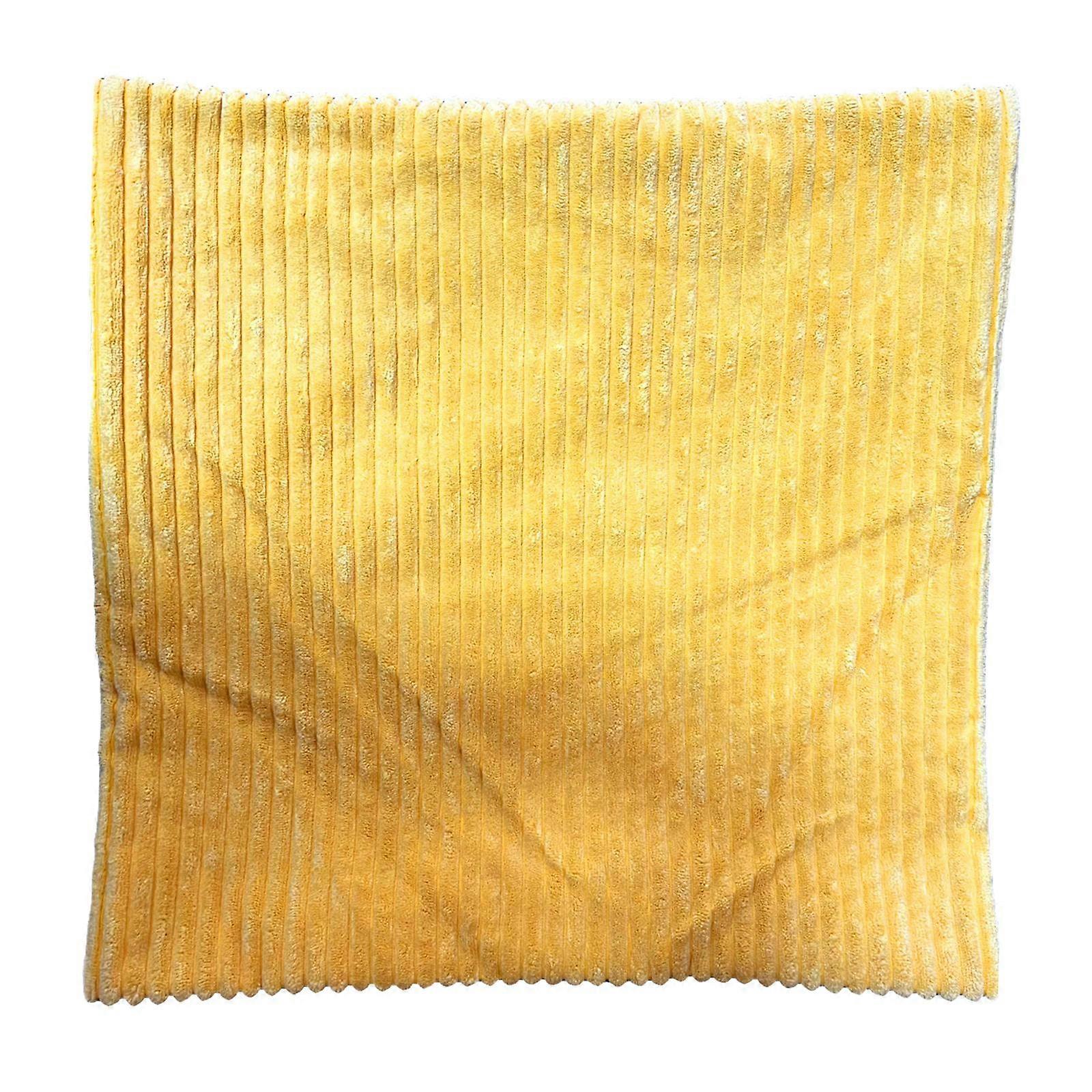 Capa de Almofada de Veludo Cotelê Sala de Estar com Zíper Quarto Cama Quadrada Capa de Almofada Macia