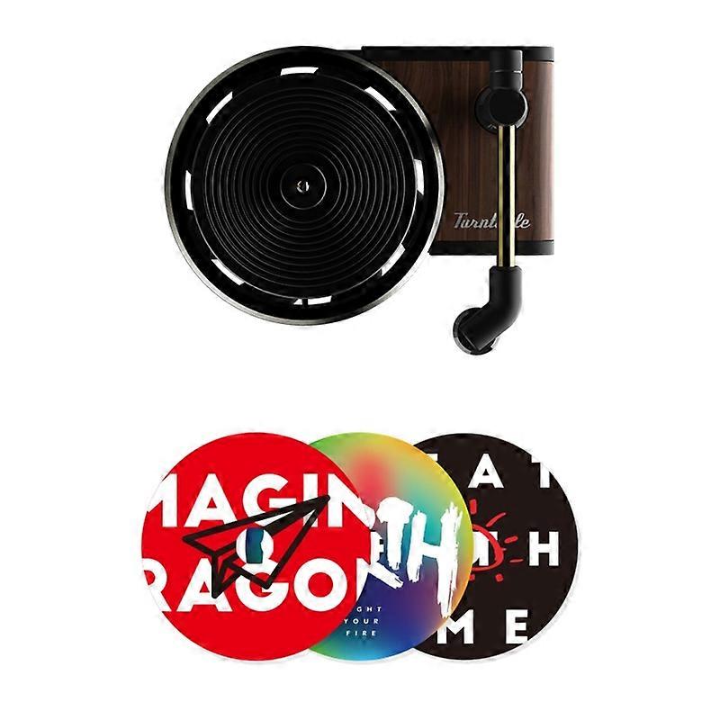 Aromatherapy Diffuser for Car Air Diffusers Freshener Retro Record Player Car Decor