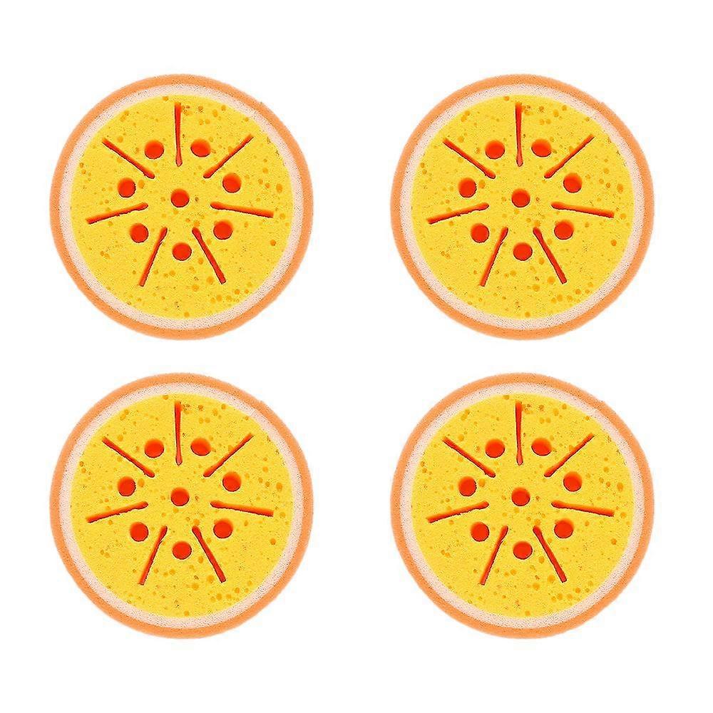 Cute Fruit-Shape Thickened Kitchen Sponge, Multifunctional Wipe Decontamination Lightweight Cleaning