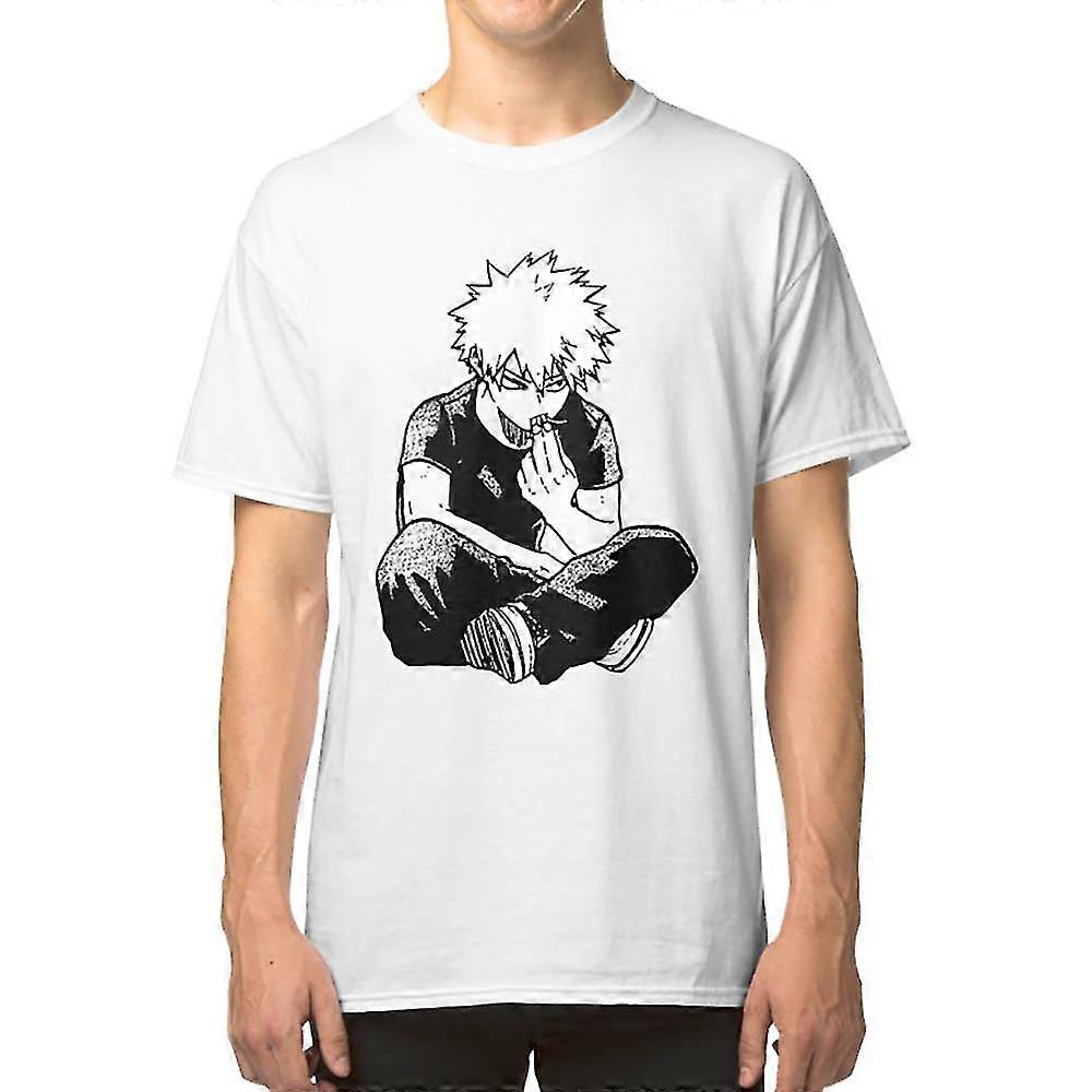 bakugo setting down T-shirt