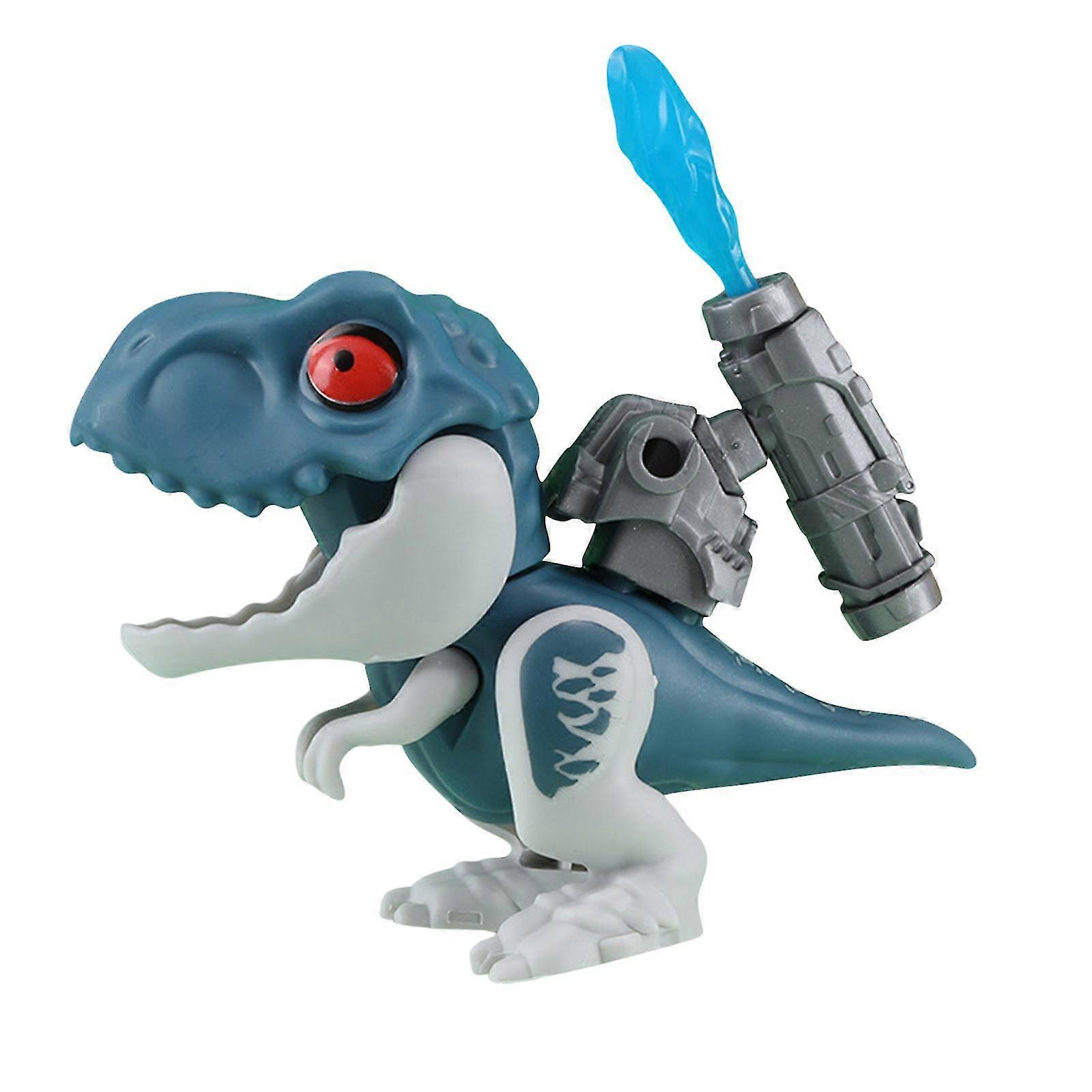 3d children's puzzle dinosaur building toy action play figure animal model dinosaur toy with transmitter