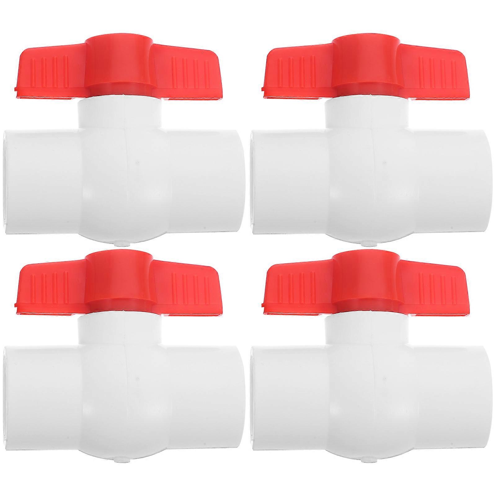 4pcs Ball Valve 2-way 32mm Ball Valve Fitting For Cold Water Supply Line Sprinkler