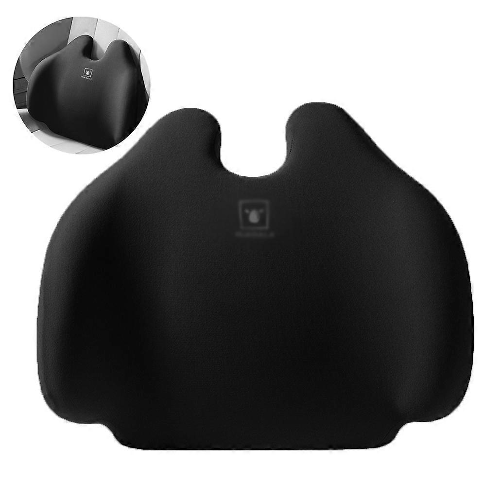 Back Lumbar Support Pillow - Thick Memory Foam Pad for Car Comfort