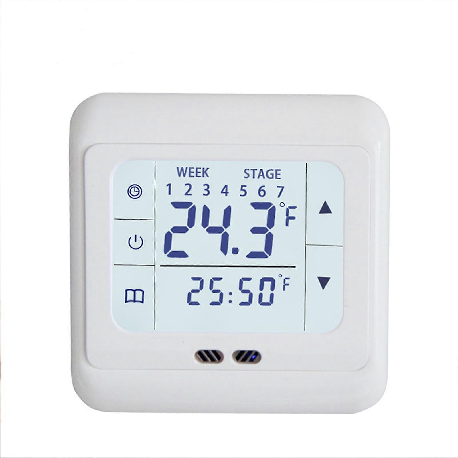 Digital Controller Temperature Floor Sensor Heating PC+ABS Room Controller New