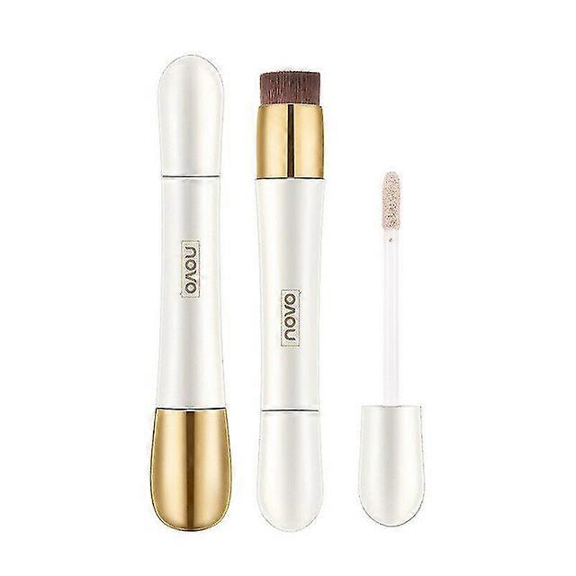 2 In 1 Foundation Anti-wrinkle Concealer Foundation Stick With Built-in Brush