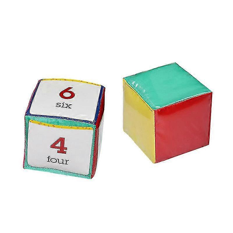 Kids Diy Education Playing Game Dice Toddlers Pocket Square Baby Square Toy For Teaching WYBEST