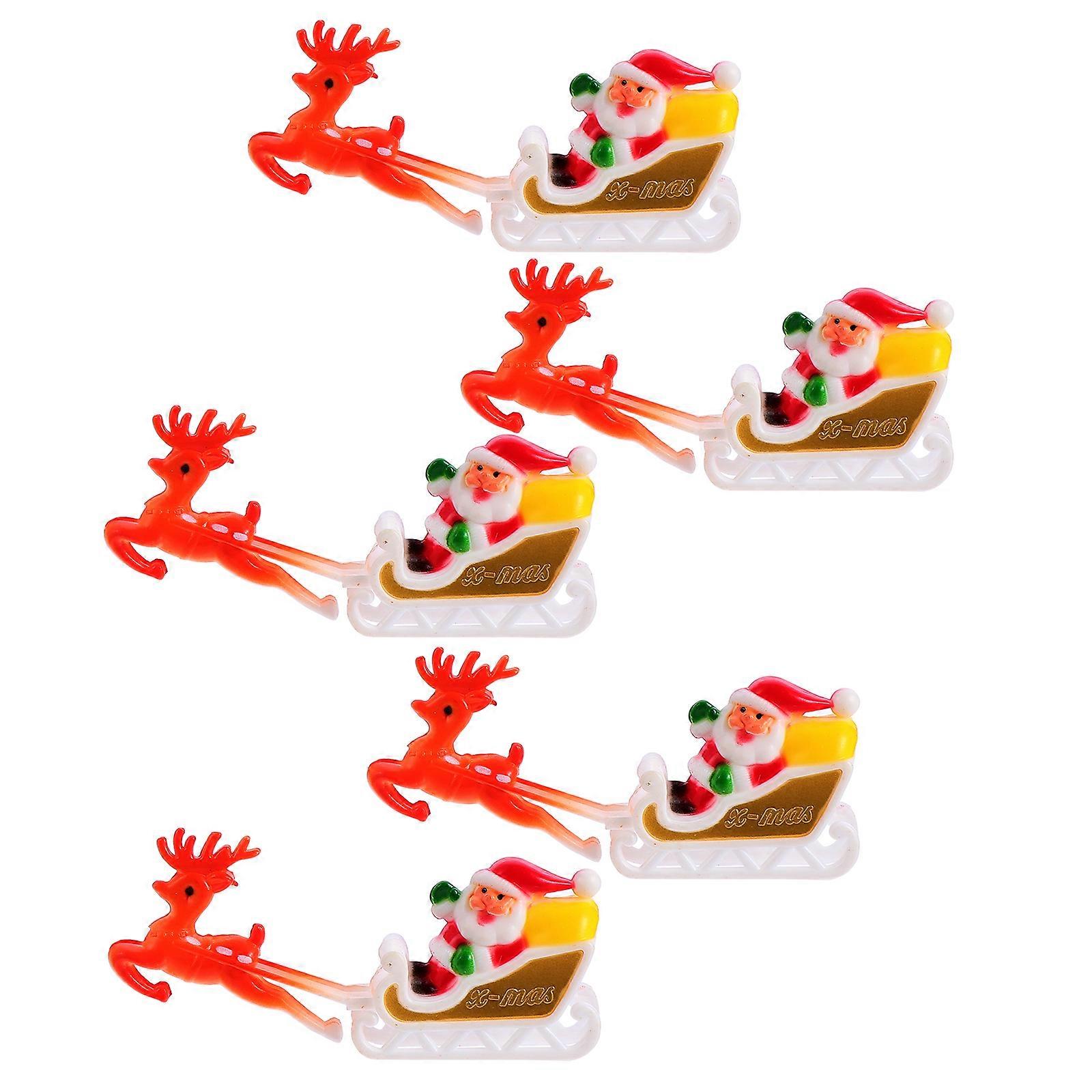 5 Pcs Creative Cake Toppers Baking Insert Cards Cake Ornament Dessert Decor