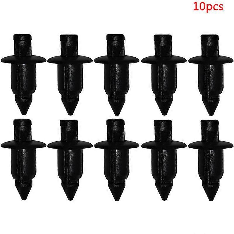 10/50Pcs 6mm Black Rivet Fairing Body Trim Panel Fastener Screw Clips For Honda ATV Motorcycle Accessories Auto Fastener & Clips