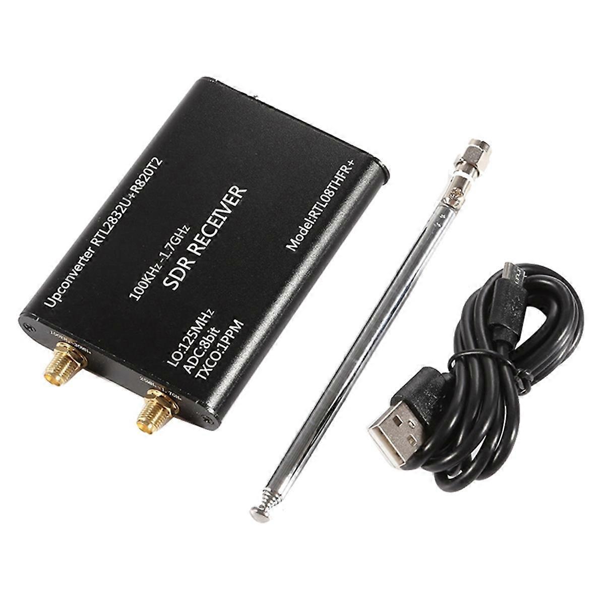100KHz-1.7GHz RTL-SDR Receiver Upconverter RTL2832U+R820T2 1PPM TXCO SDR Radio Receiver for AM FM C
