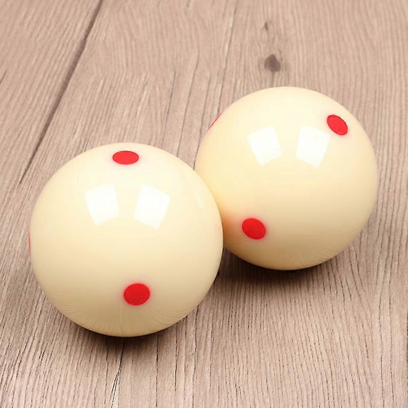 Cue Ball with 6 Red Dots Standard Pool-billiard White Cue Training Ball