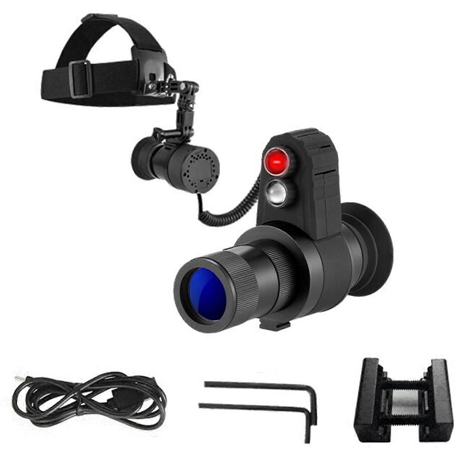 Digital Night Vision Monocular Infrared Night Vision Riflescope with IR Illuminator for Hunting Surveillance Wildlife Observation
