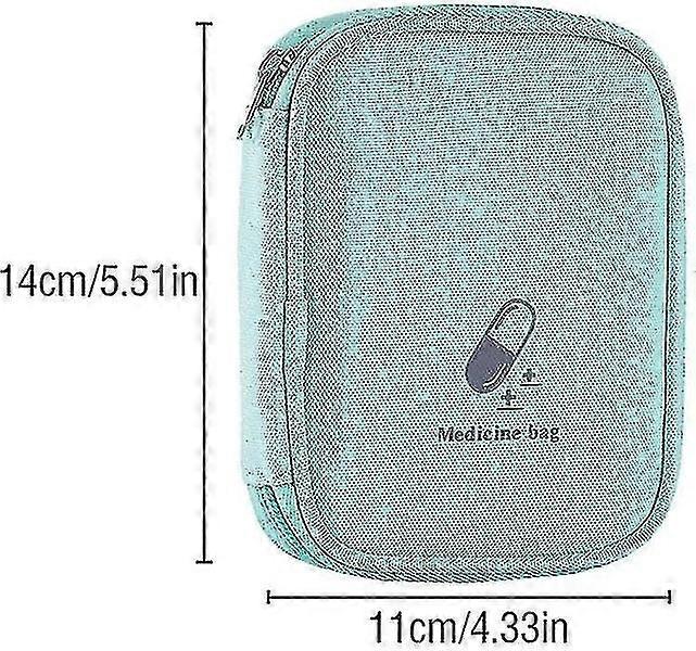 2-Pack Portable First Aid Kit and Empty Medicine Bag