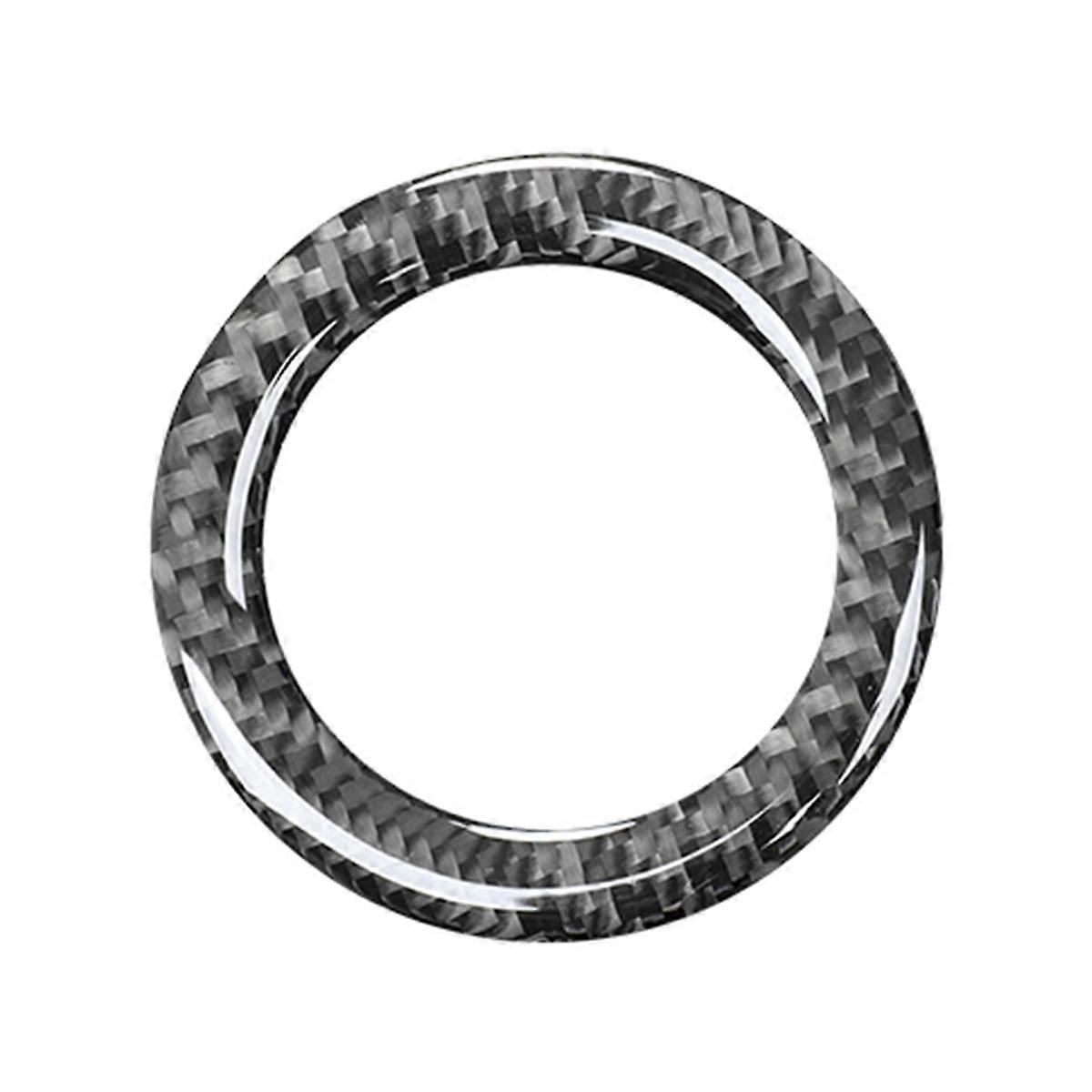 Carbon Fiber Car Steering Wheel Center Cover Stickers for - 3 Series E46 323I 328I 330I 325I 1997-2