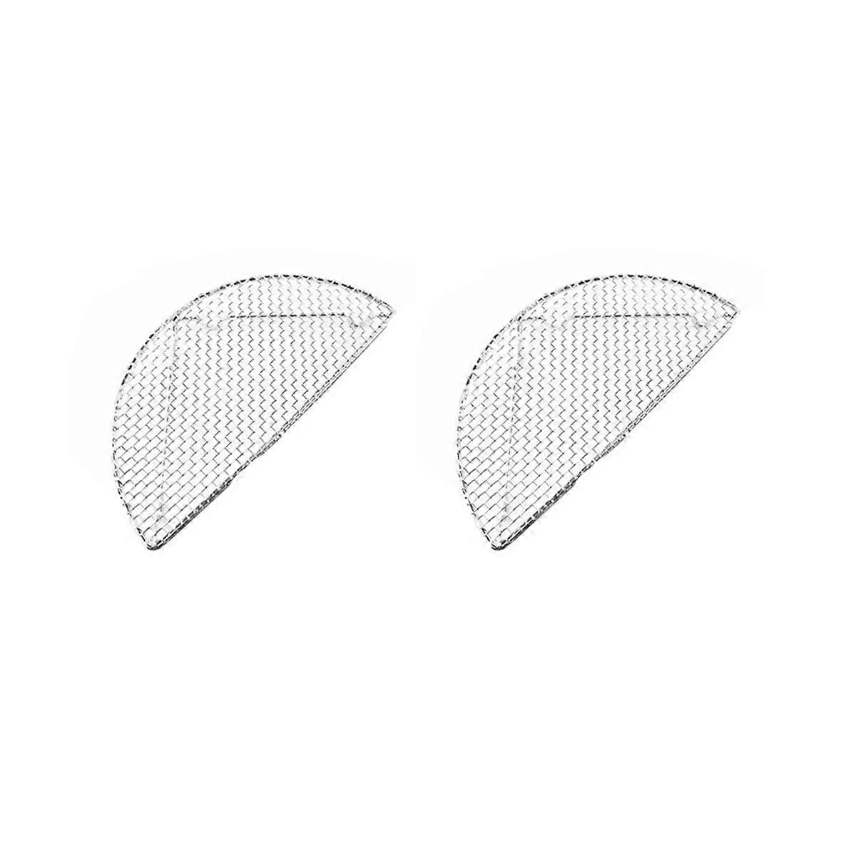 2X Fried Tempura Net Stainless Steel Grill Hamburger Fried Chicken Grease Net Japanese Cuisine Pork