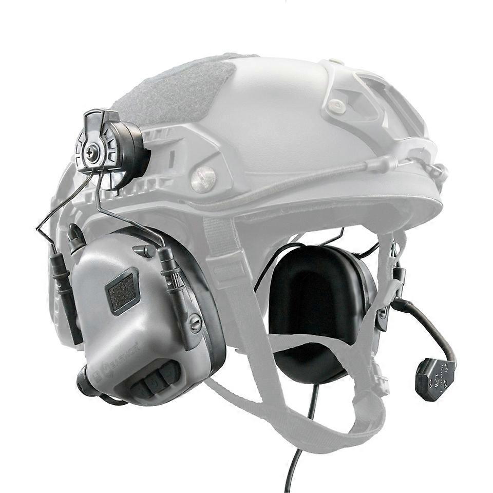 M32H MOD3 Military Tactical Headset RAC Rail Adapter Set Noise Canceling Aviation Communication Softair Headphones