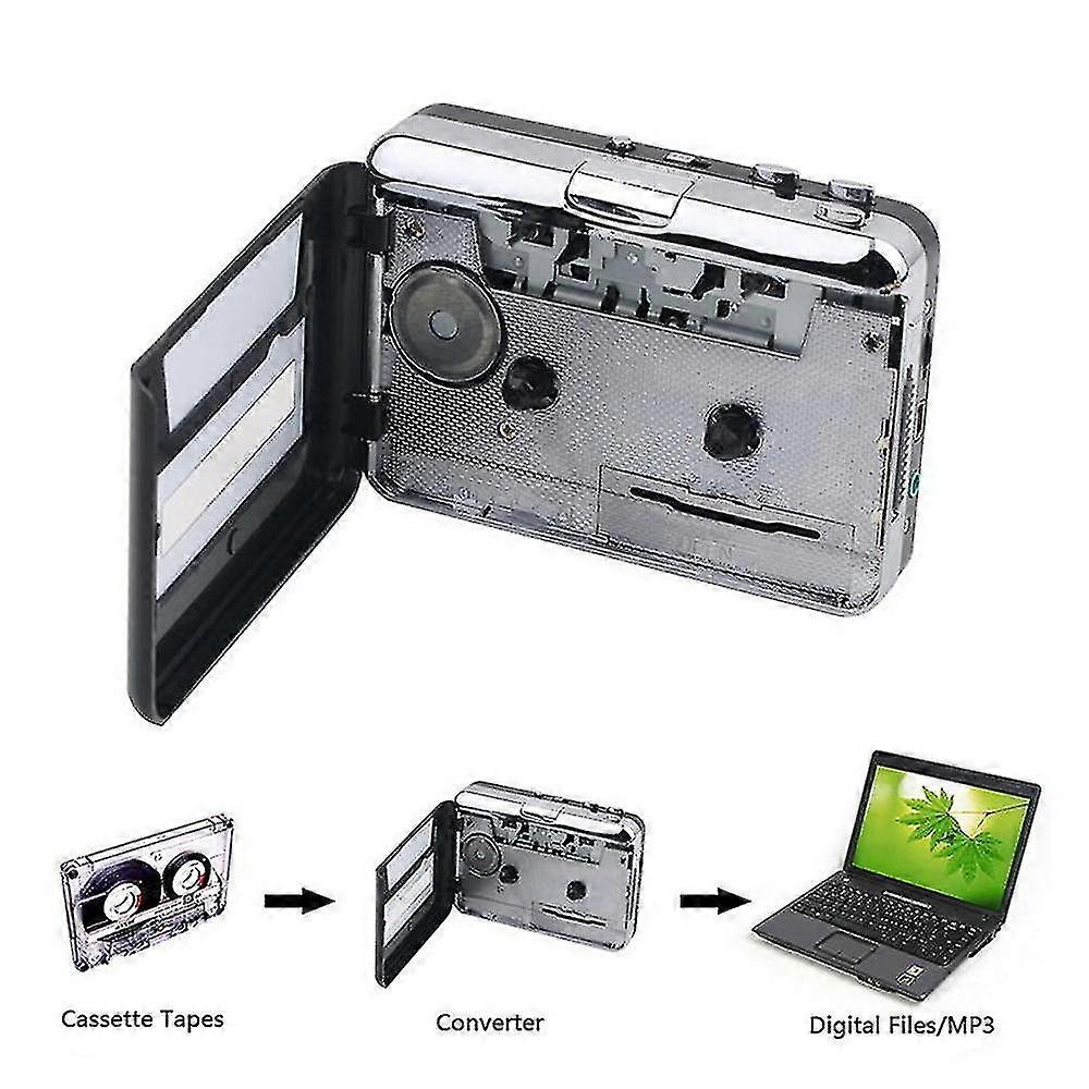 Walkman Cassette Speler Usb Cassette Capture Player Naar Mp3 z