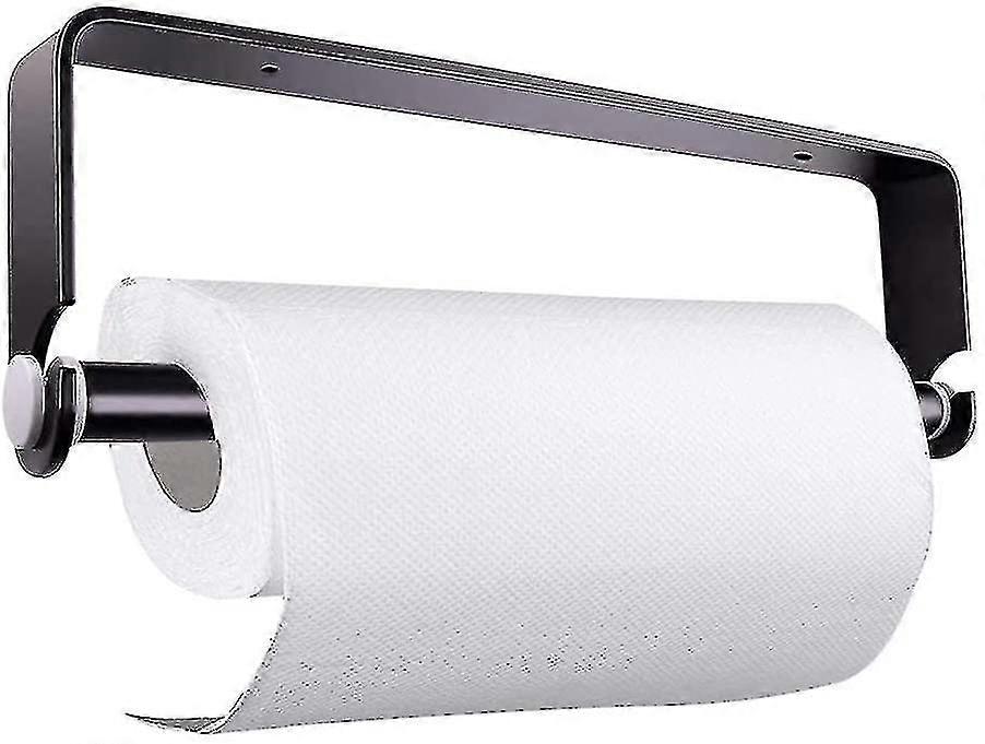 Under Cabinet Kitchen Roll Holder Wall Mounted & Self Adhesive Kitchen Paper