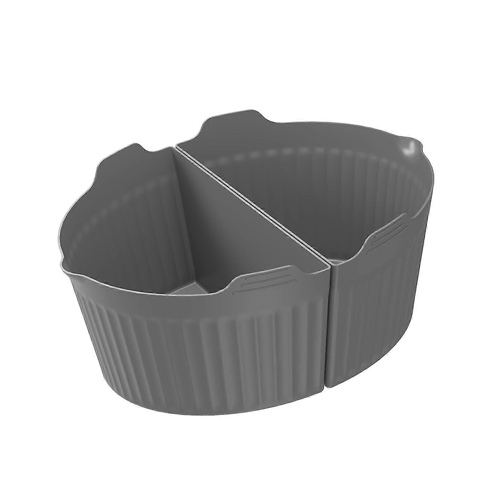 Slow Cooker Silicone Insert Leak Resistant Easy To Clean Slow Cooker Divider Gray