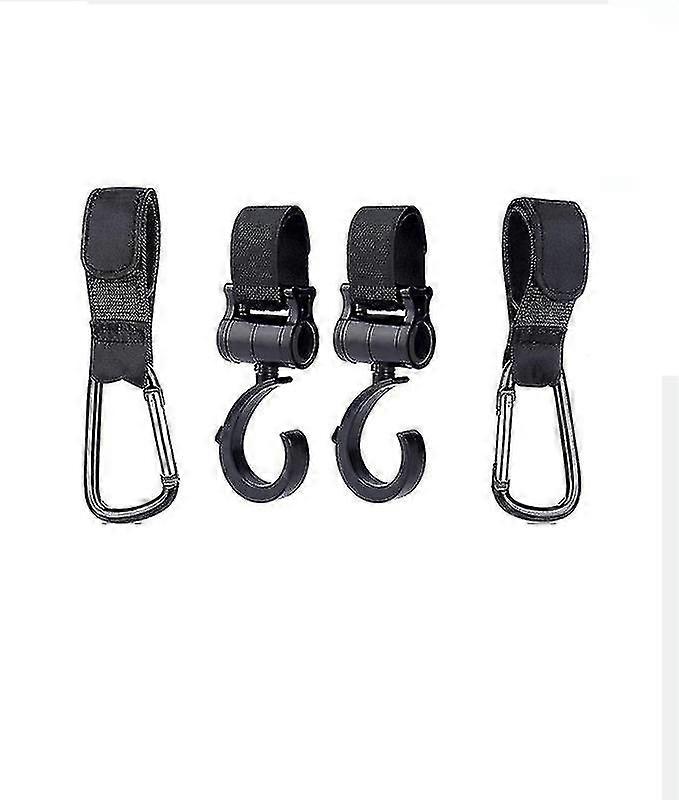 4pcs Universal 360 Degree Rotation Stroller Hook