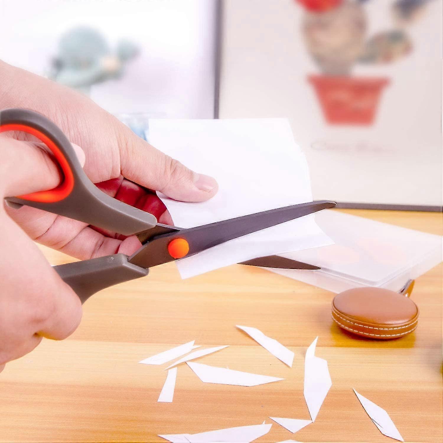 Scissors, 8" Scissors Bulk 2-pack, Ultra Sharp Titanium Blade Shears, Comfort-grip Handles, Sturdy Sharp Scissors For Office