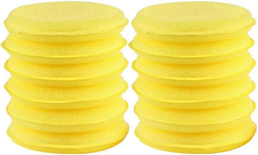 Car Wax Applicator Pads, Iave 12 Pieces Microfiber Pad Ultra- Soft